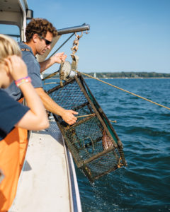 Lobster fishing in Portland, Maine with kids.