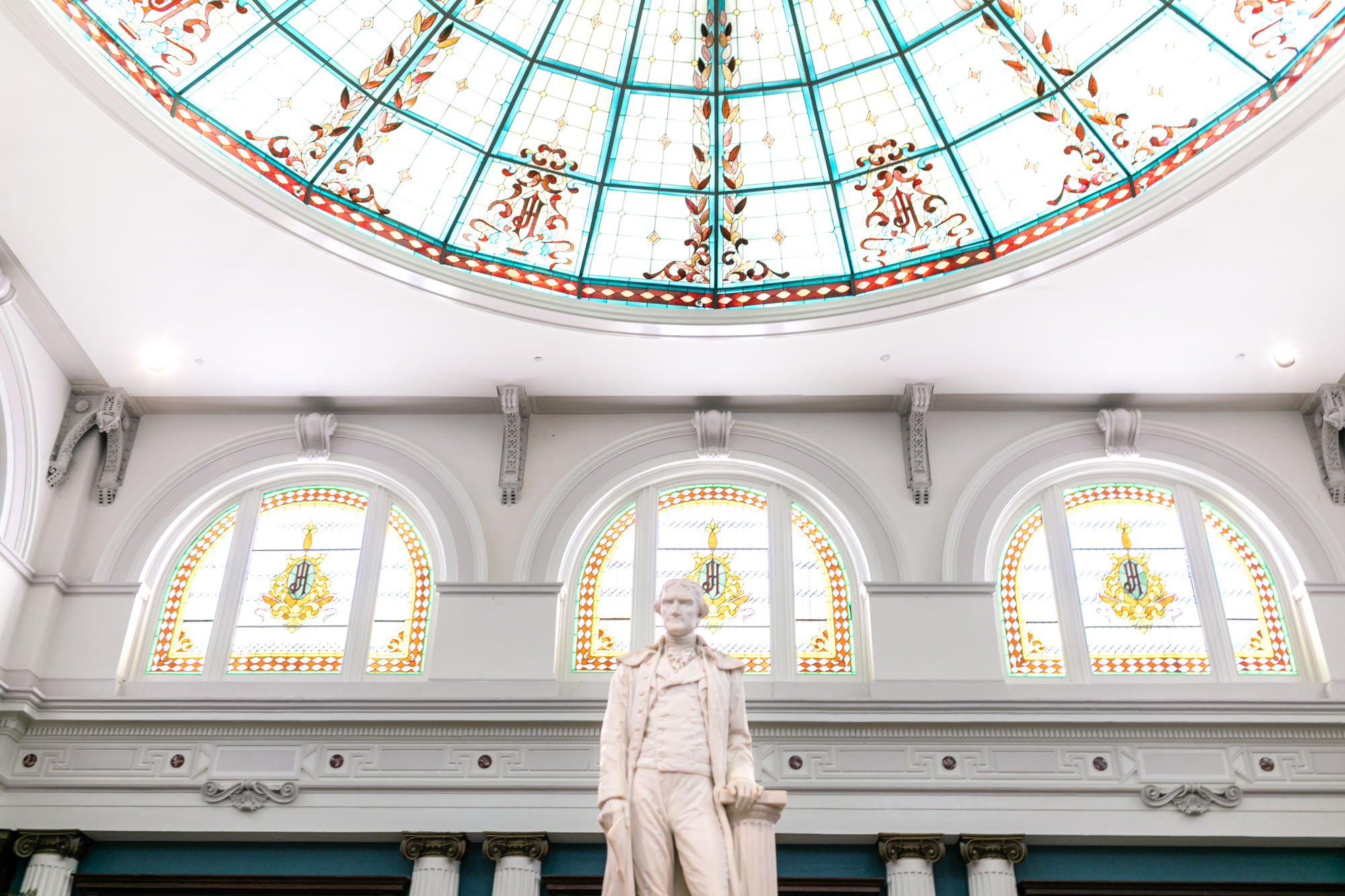 Jefferson Hotel Richmond Review: Jefferson statue