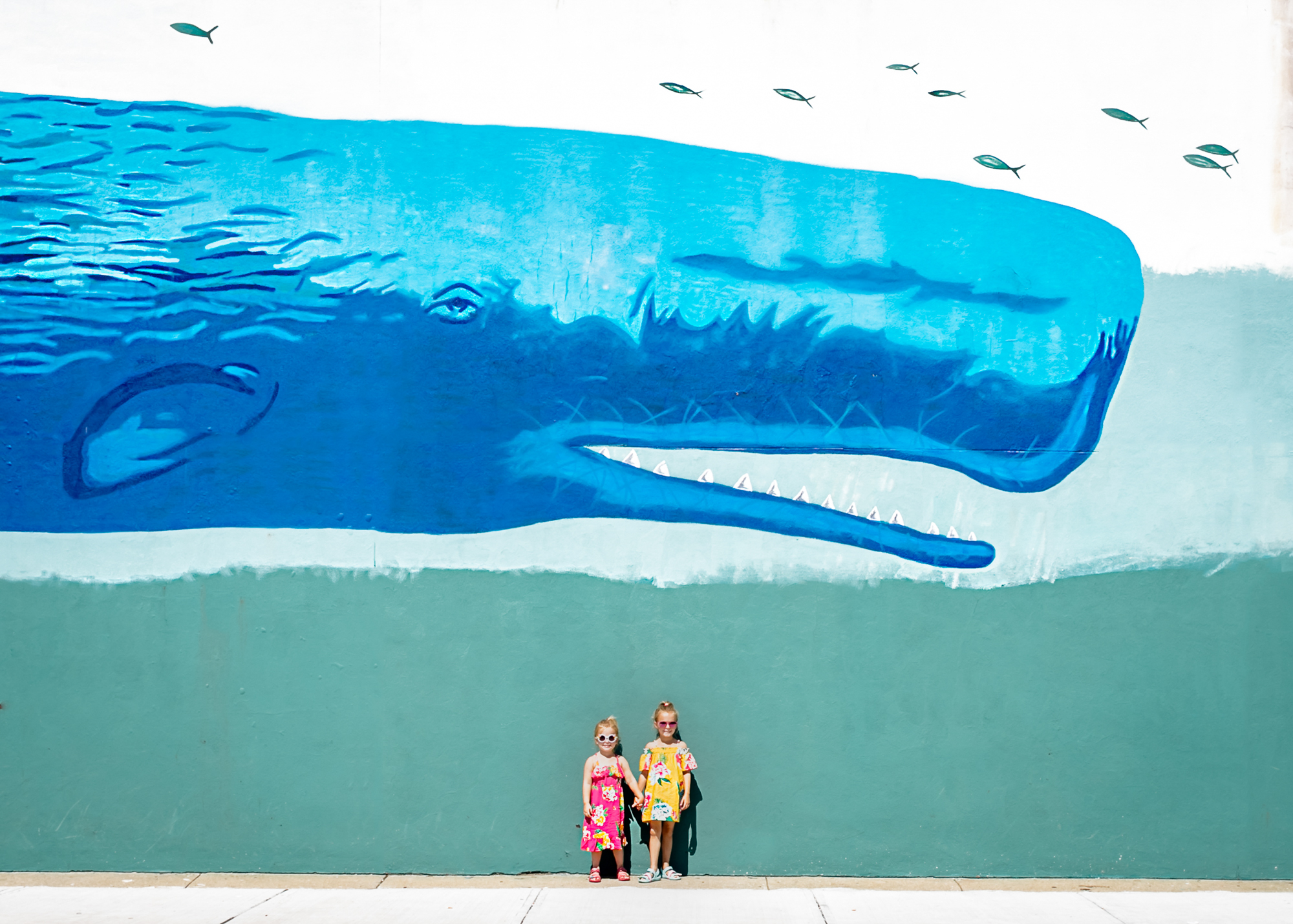 New London, CT Whale Art Mural