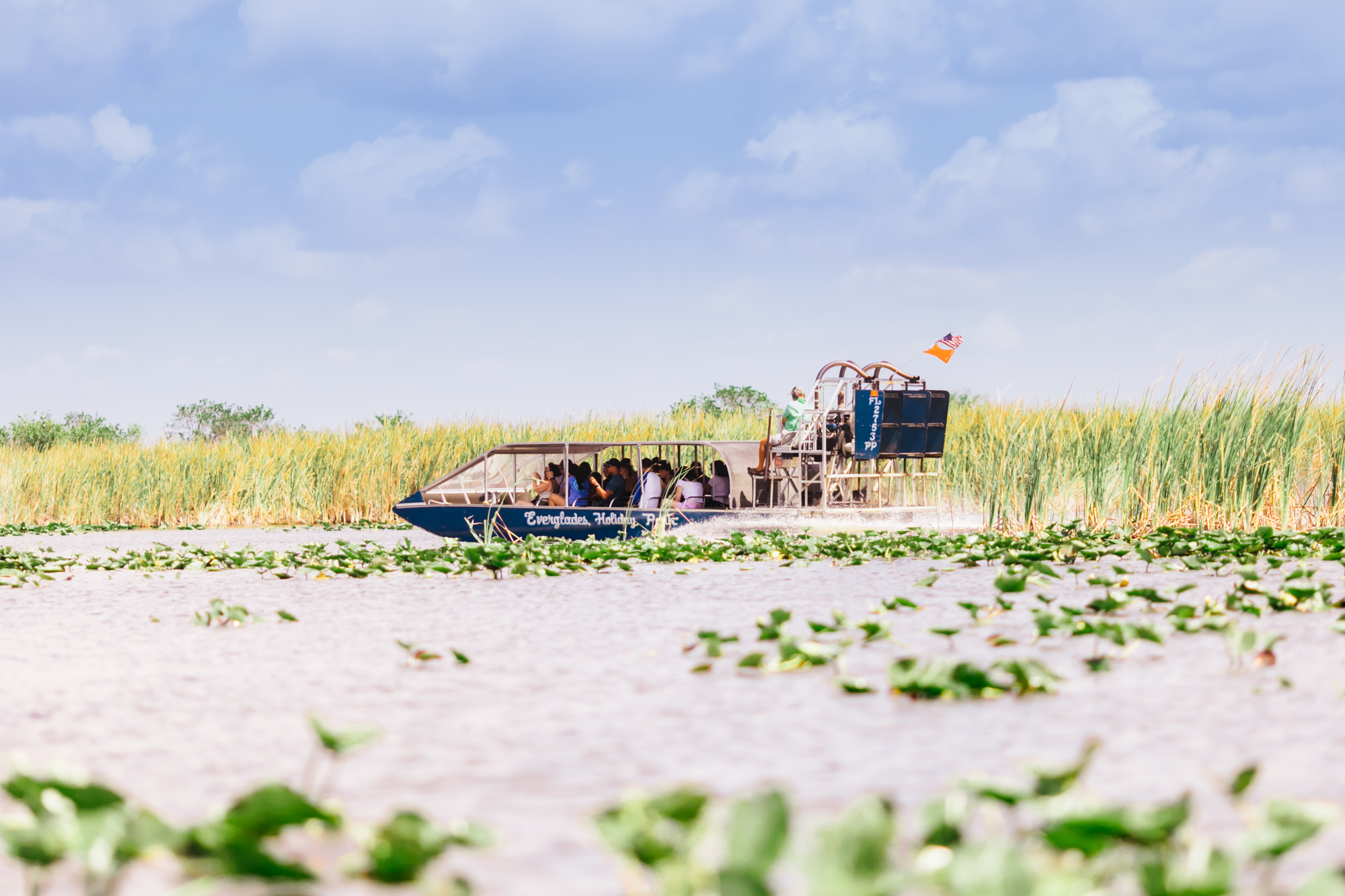 Everglades Holiday Park Air boat ride Fort Lauderdale with Kids