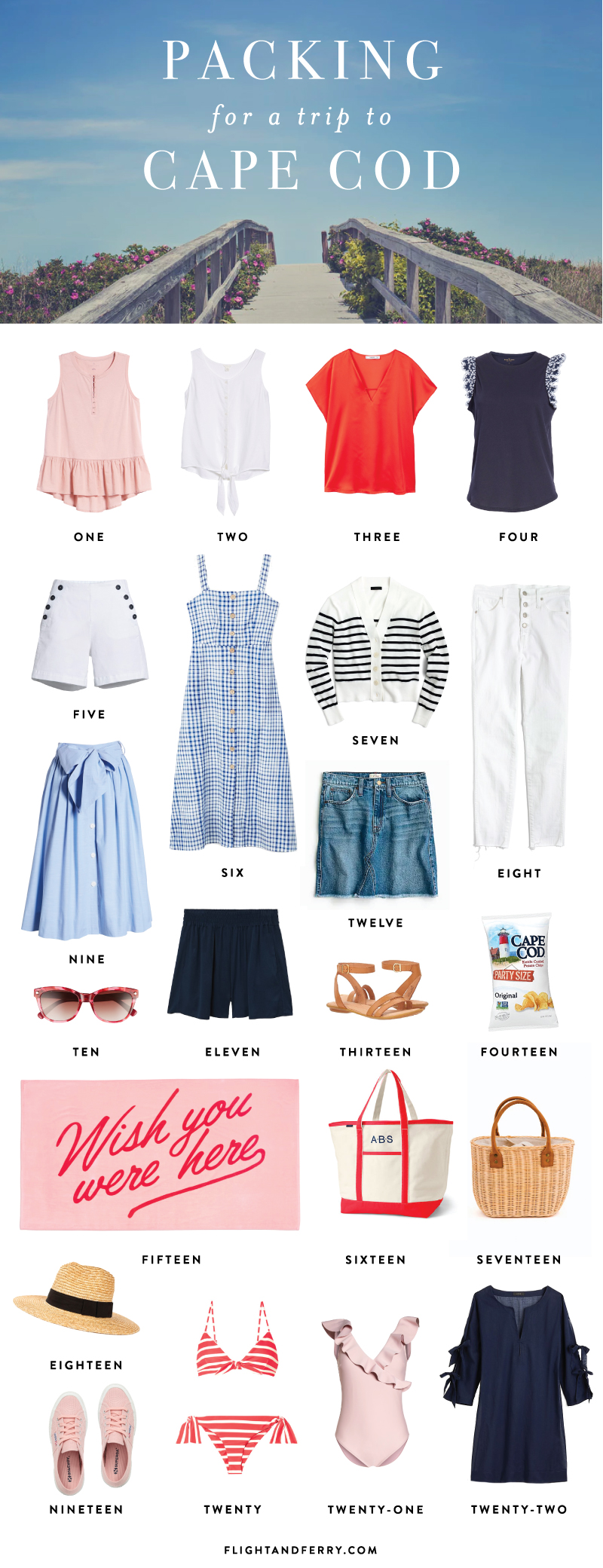 22 Stylish Items For A Cape Cod Vacation Flight and Ferry